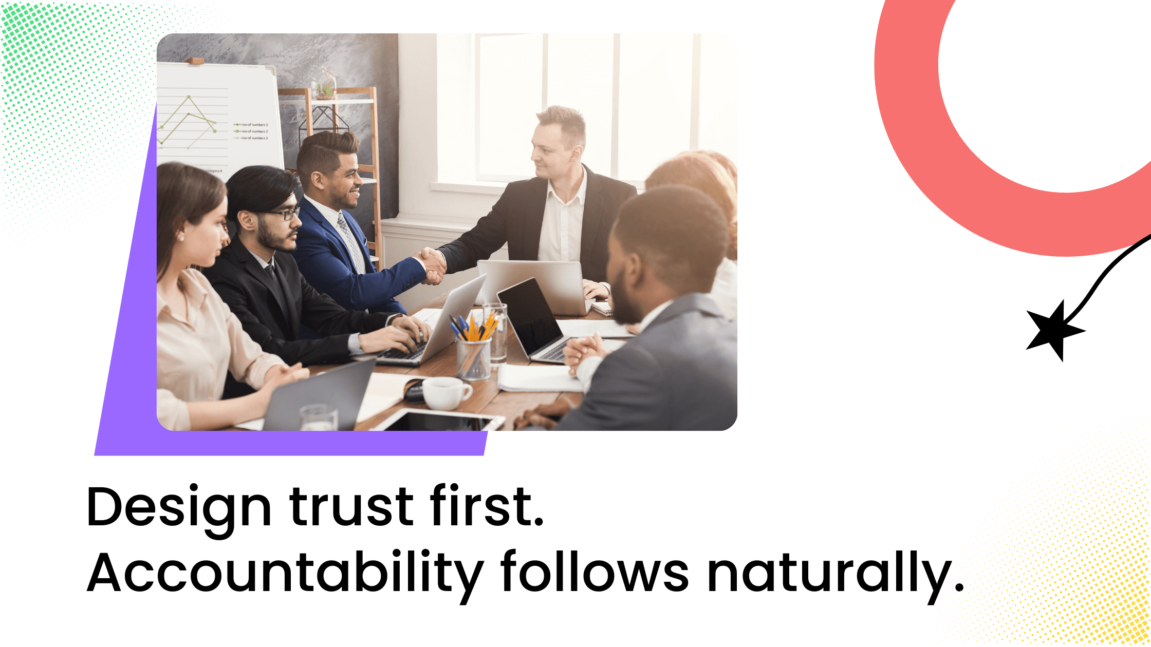 Coaches collaborating in a meeting, building trust-first coaching communities where accountability emerges naturally.