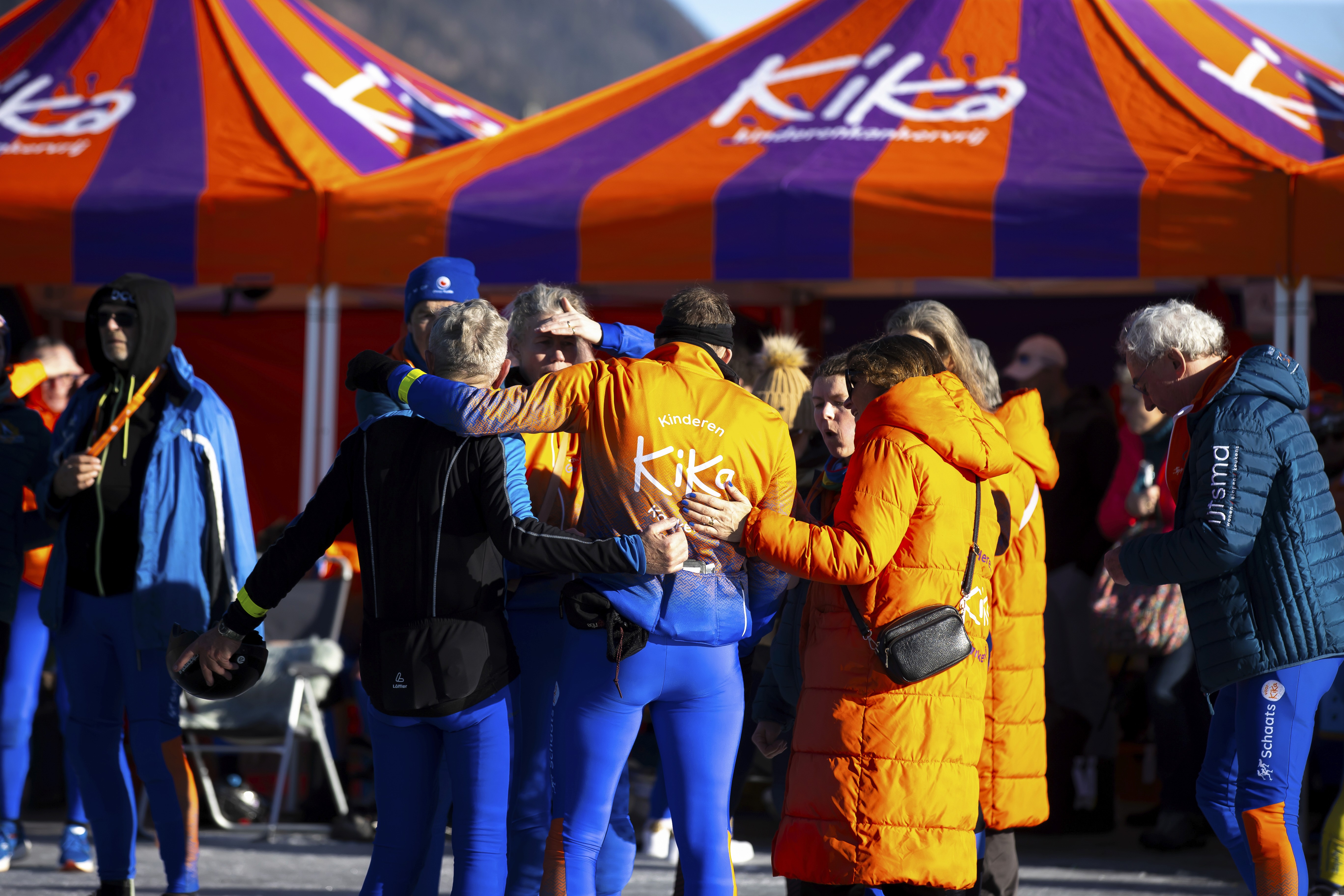 Schaatsen met vrienden