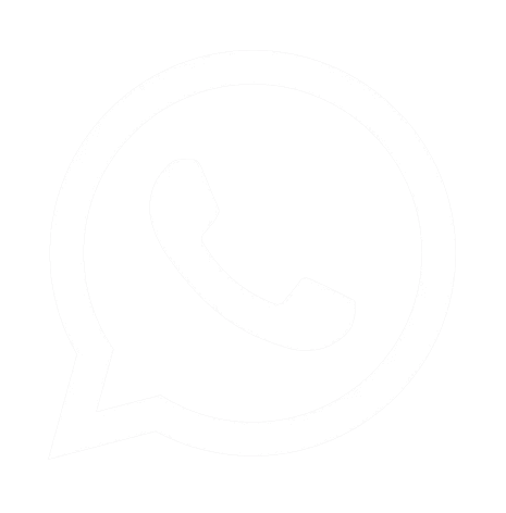 Weisses Whatsapp Icon als Kontaktaufnahme der Erlediger GmbH.