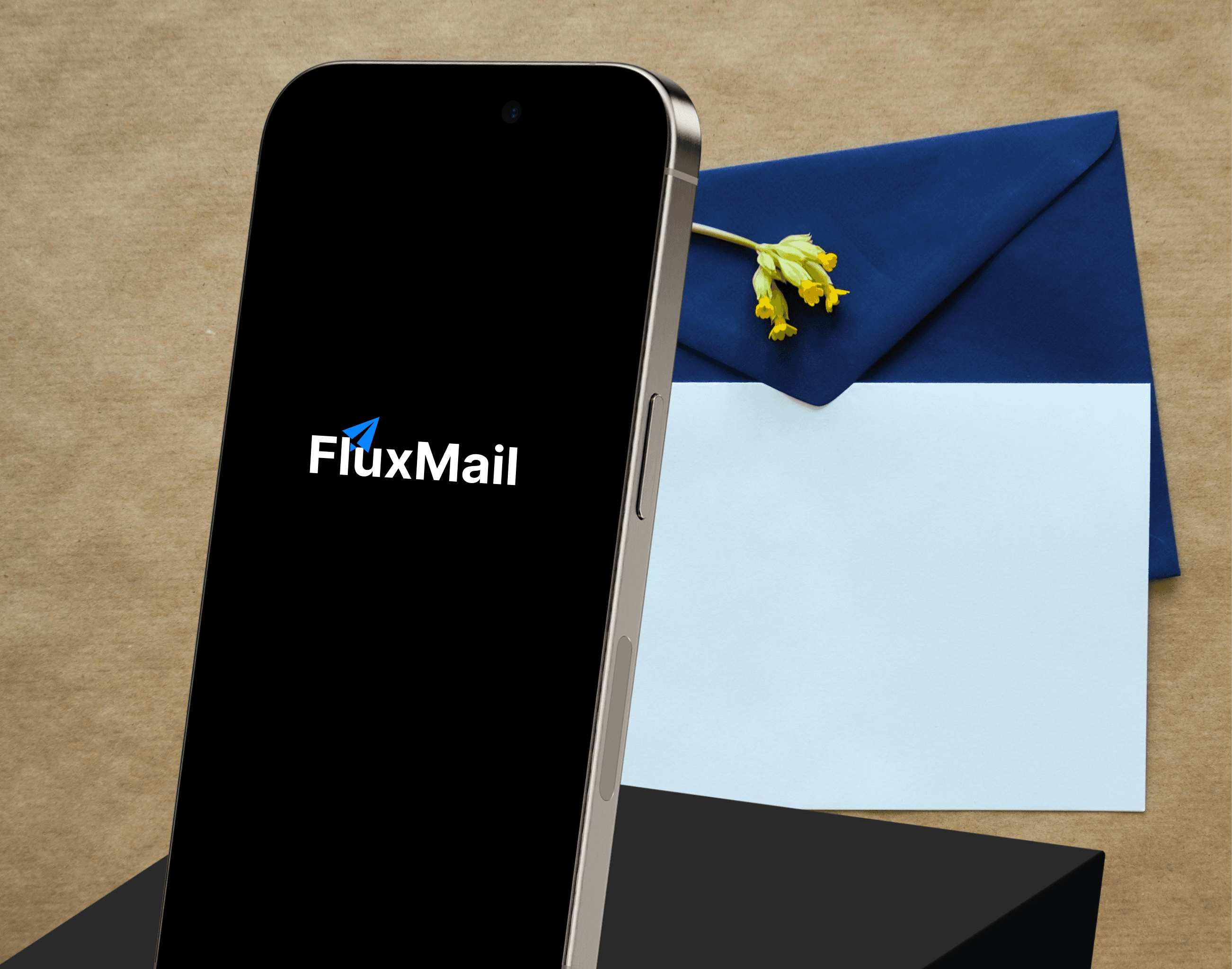 Email management software mobile app mockup