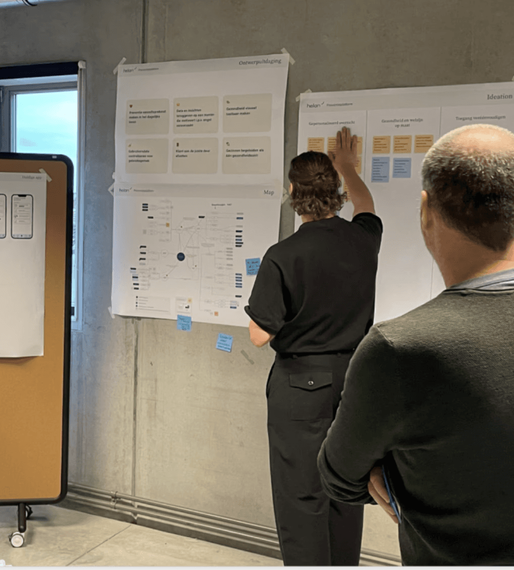 Woman with color palette