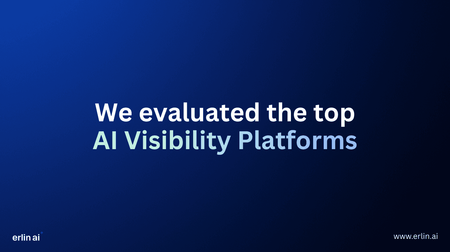 AI visibility tools