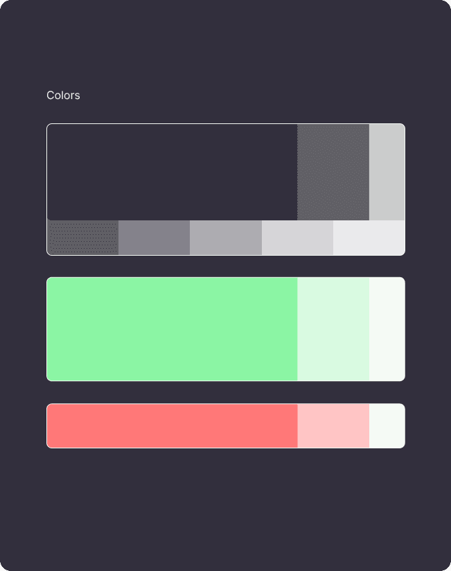 A two app screens next to each others