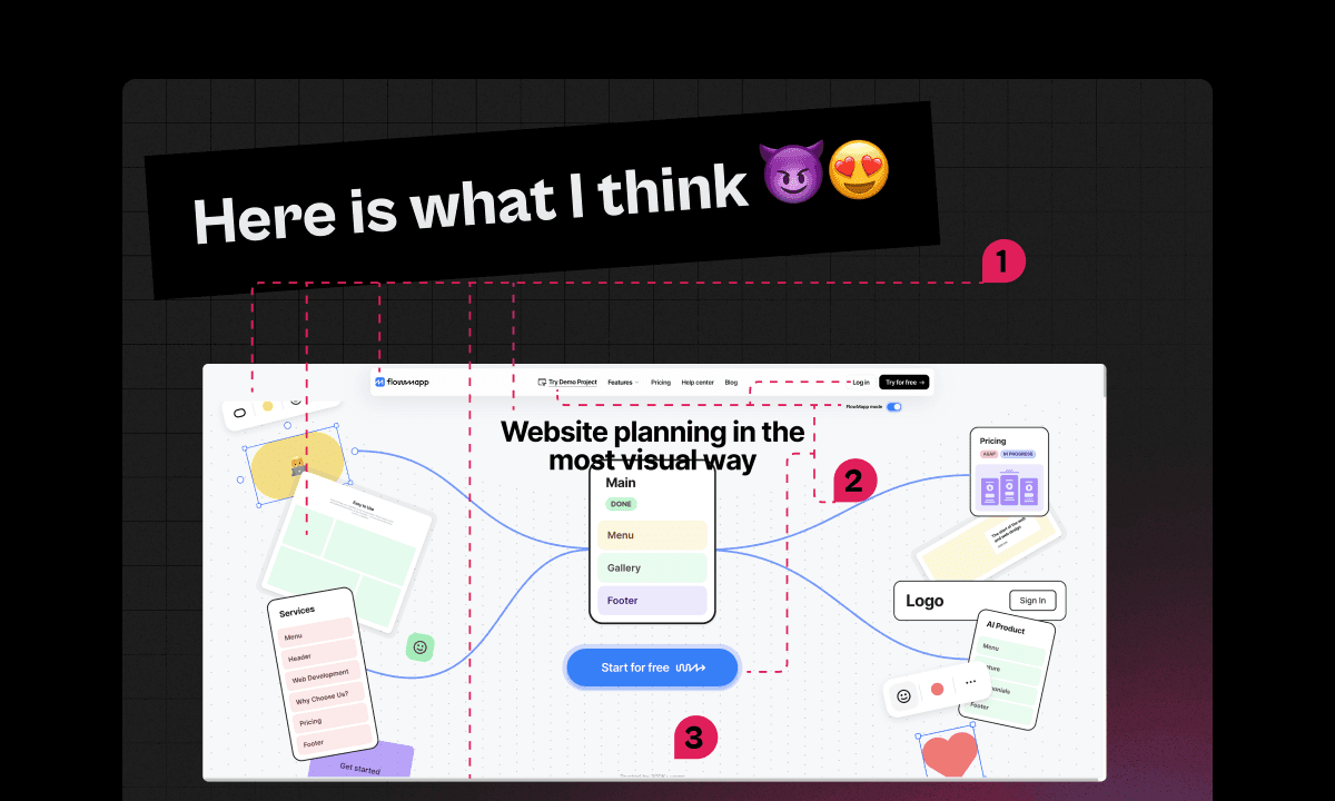 Design Critique Review for Flowmap