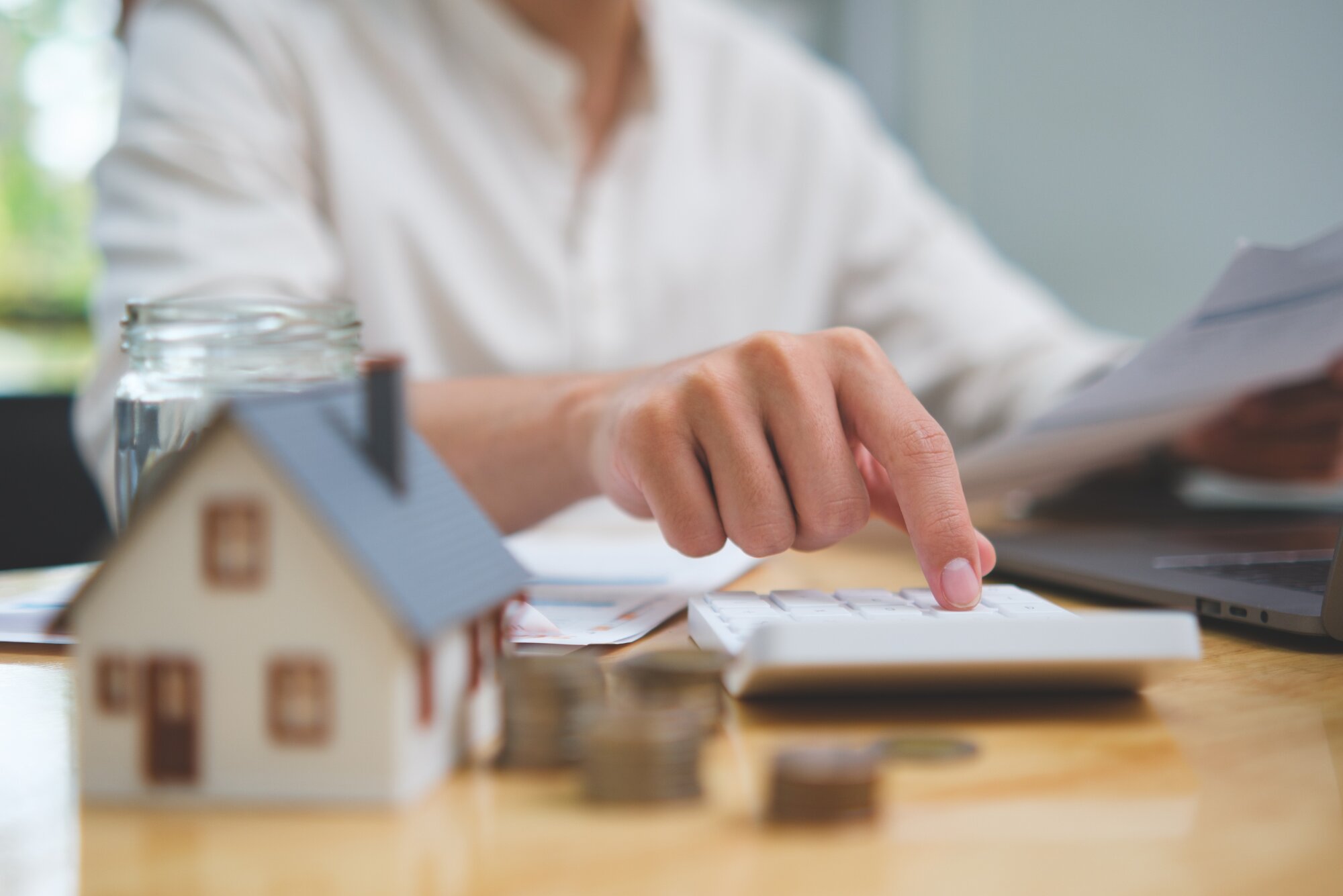 Berechnung der Immobilienfinanzierung mit Taschenrechner