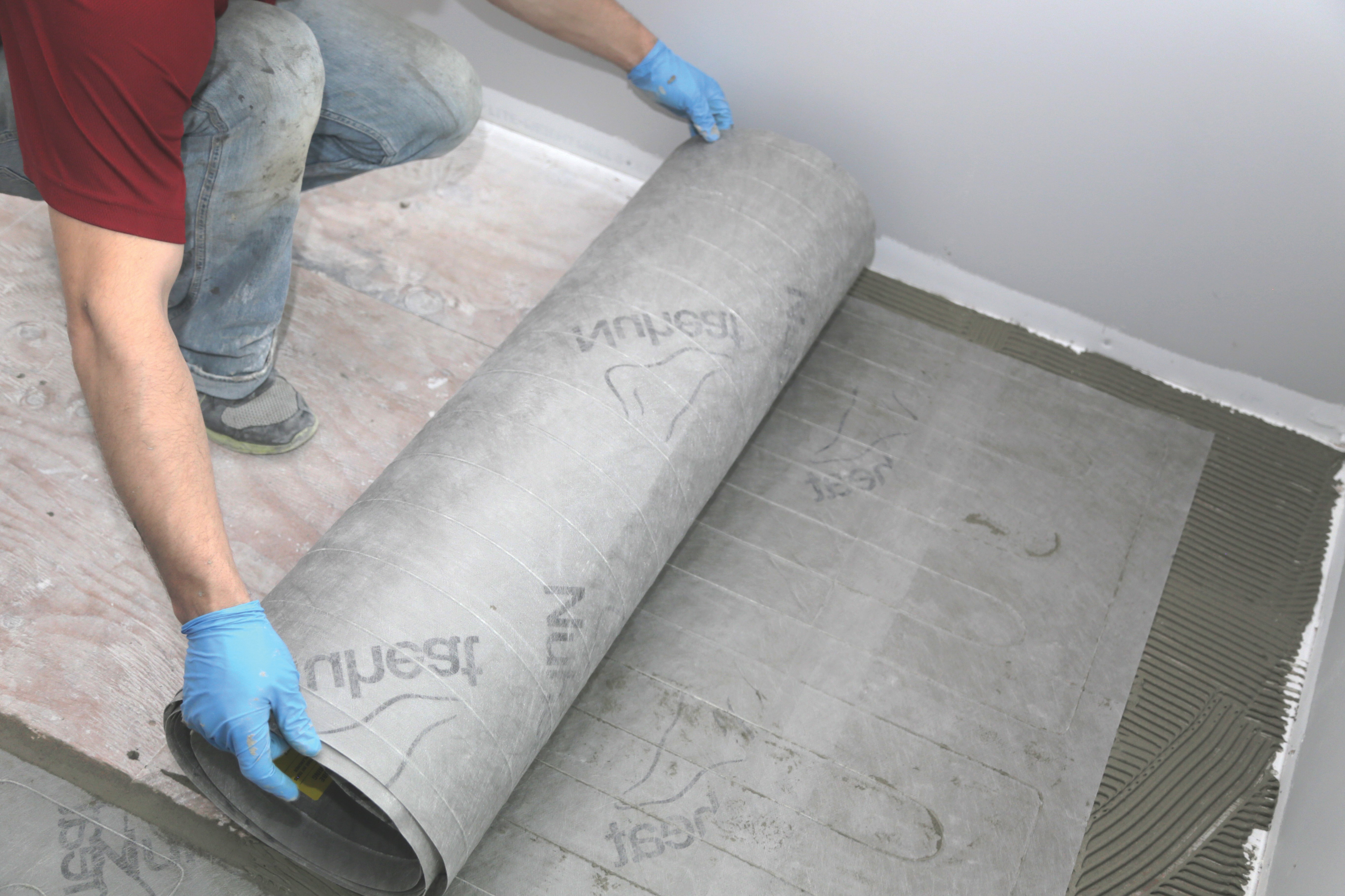Nuheat pre-built electric floor heating mats for simplified installation in residential and renovation projects in BC
