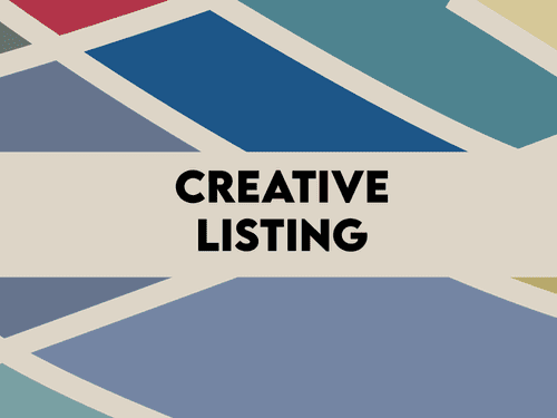 Creative Listing