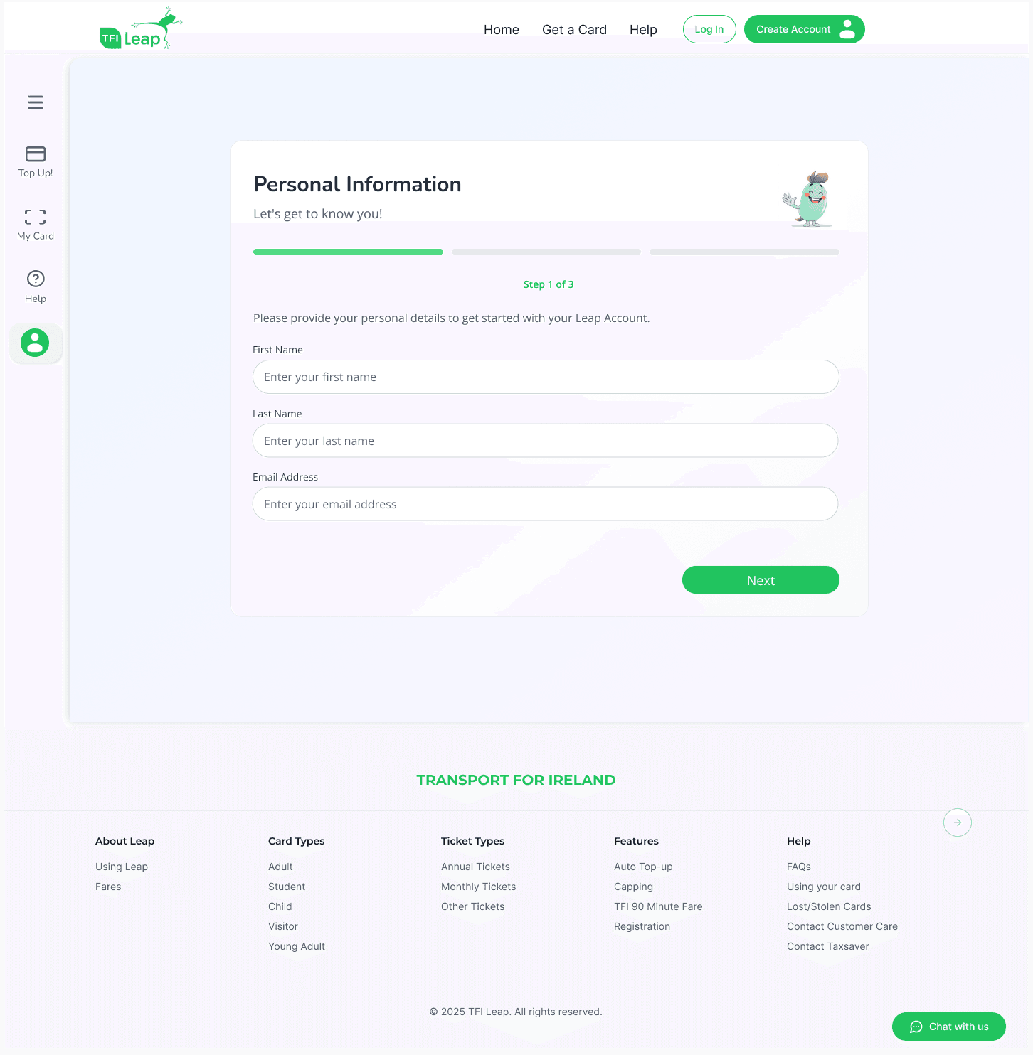 Personal info