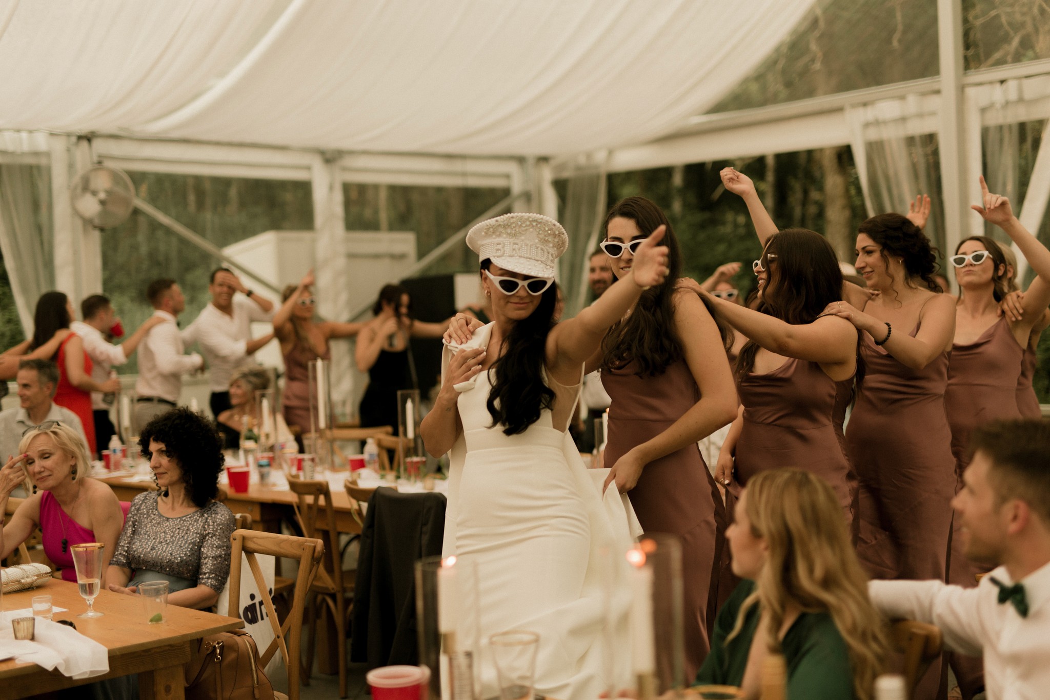 Professional wedding videography and sound equipment setup by Trident Event Group Manitoba