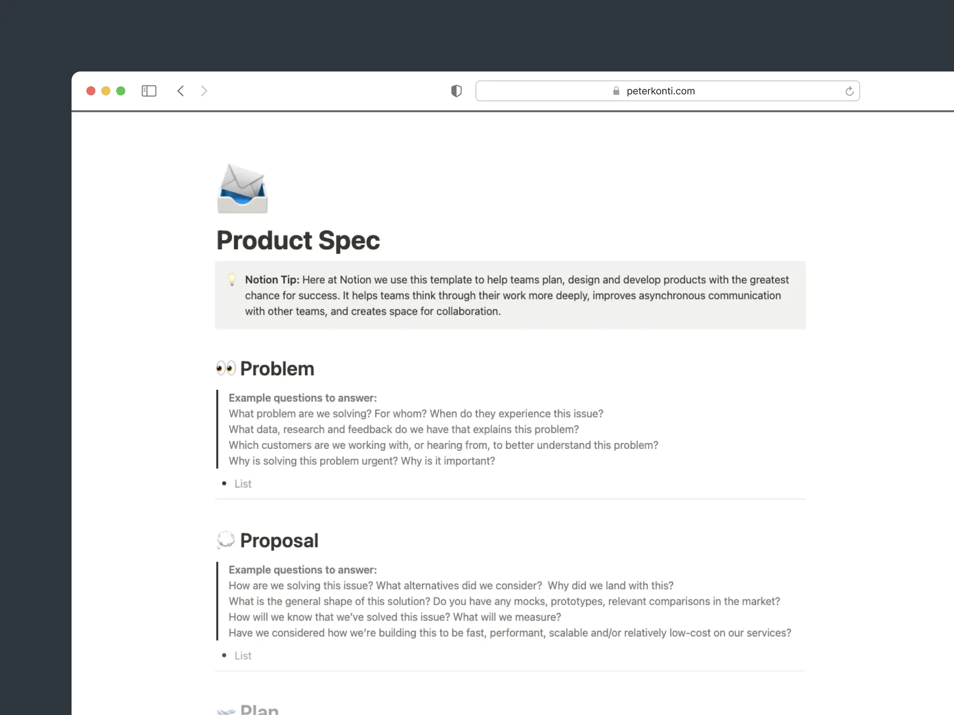 First Brain - Freelancer Notion Template