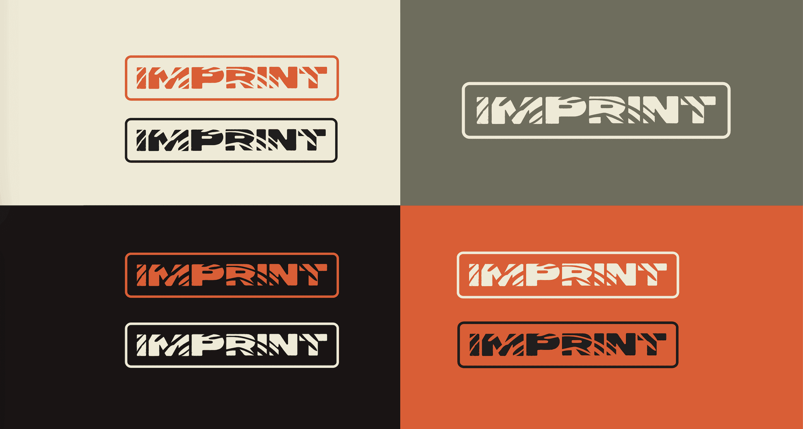 Editorial magazine design standing upright with oversized typography and clean layout