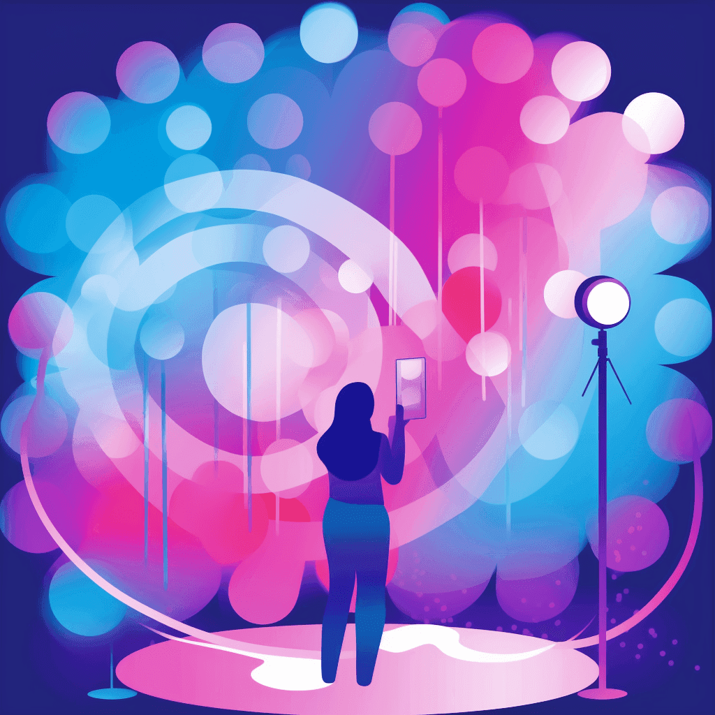 an abstract image of phototherapy