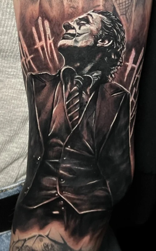 Joker tattoo by Tomski