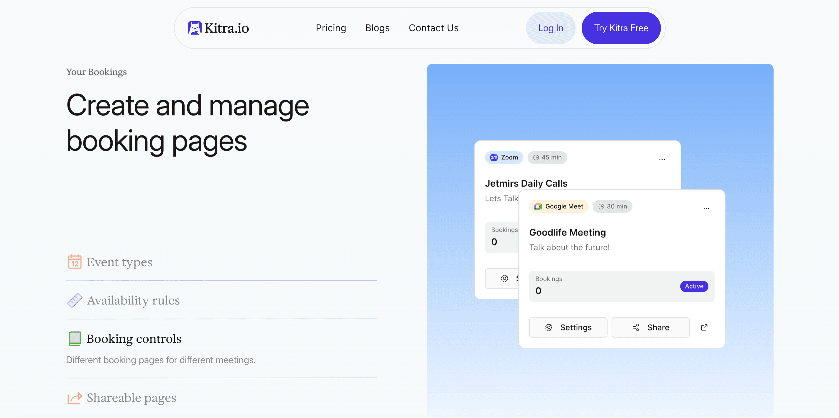 The bookings in Kitra