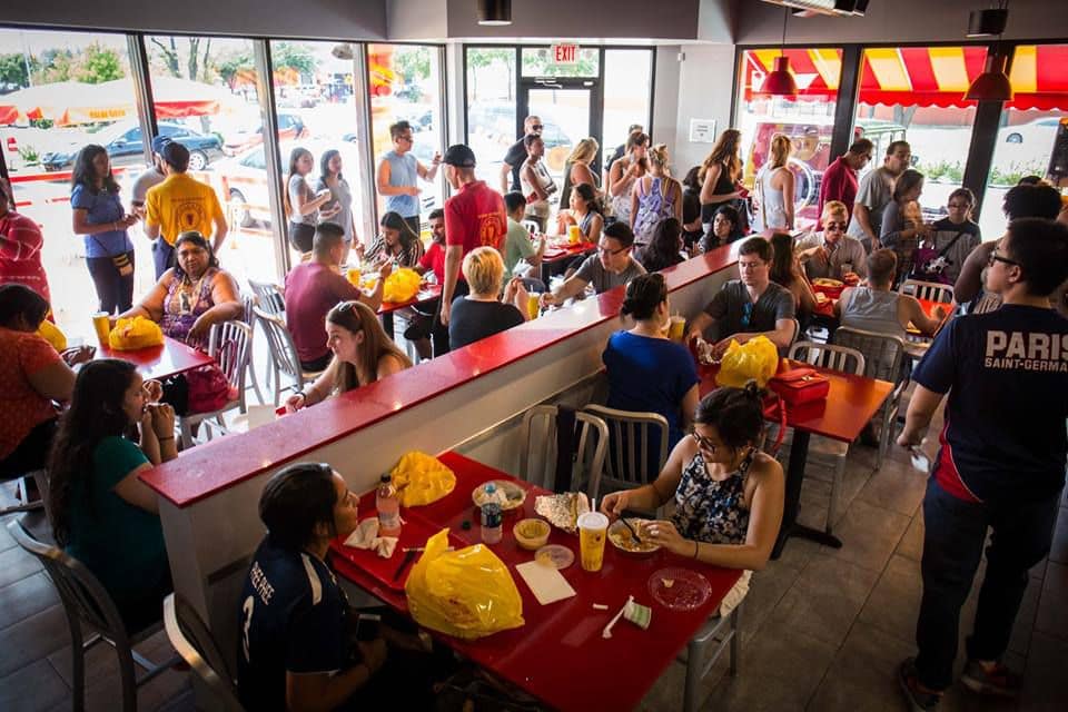 halal guys interior