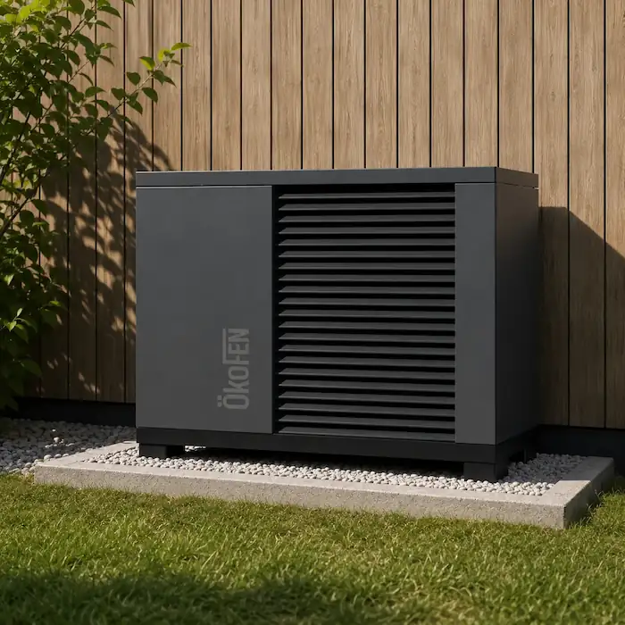 Installation de pompe à chaleur à Évian-les-Bains par Sanitherm