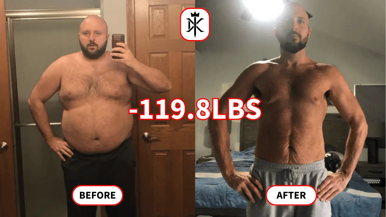  Default Kings Drew Hartmann lost 119.8 lbs Before and After Weight Loss Trasnformation Photo