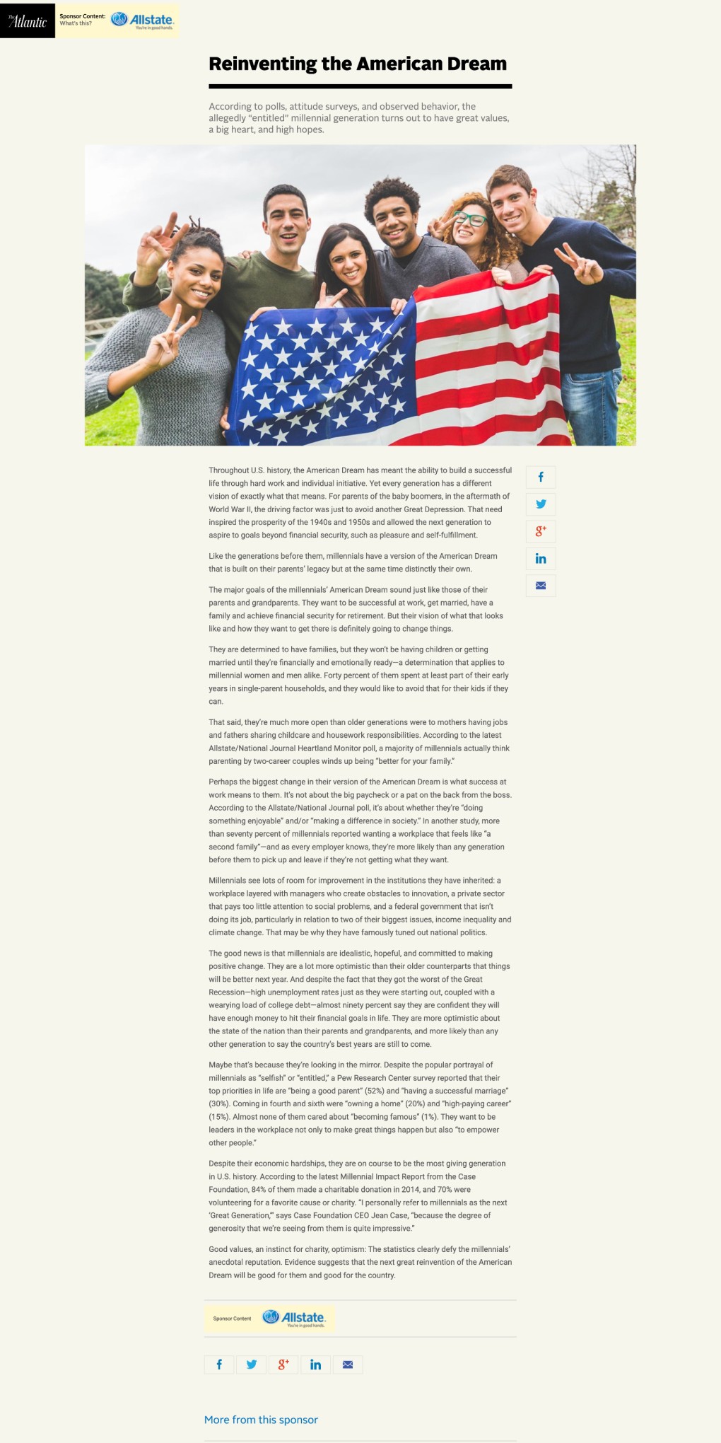 Screenshot of the article