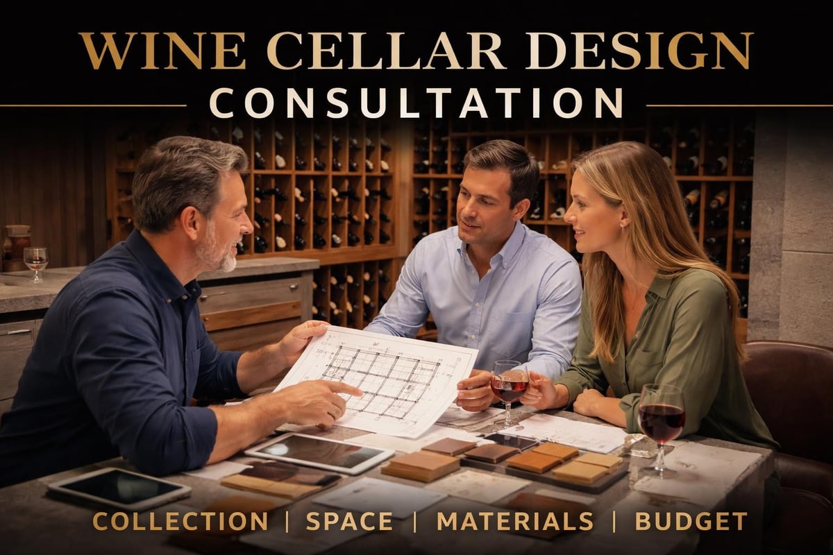 Wine cellar design consultation