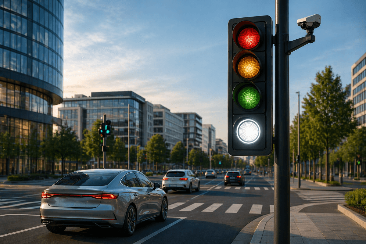 luce bianca semaforo