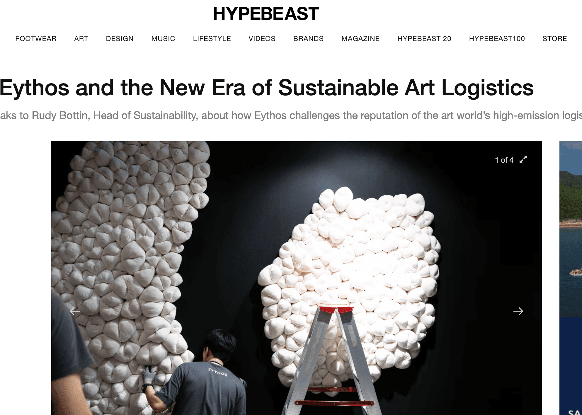 Eythos and the New Era of Sustainable Art Logistics