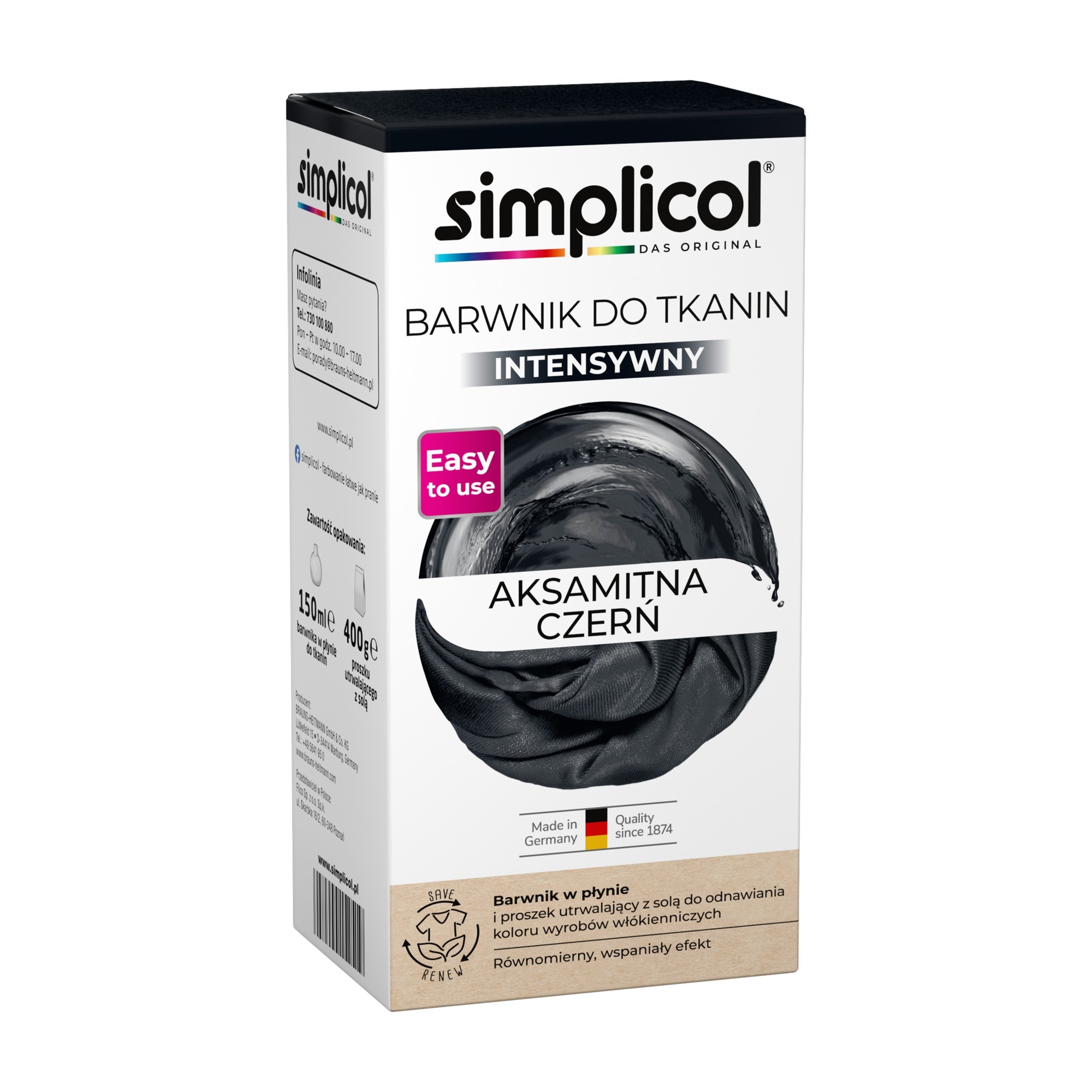 Simplicol Intensiv Aksamitna Czerń