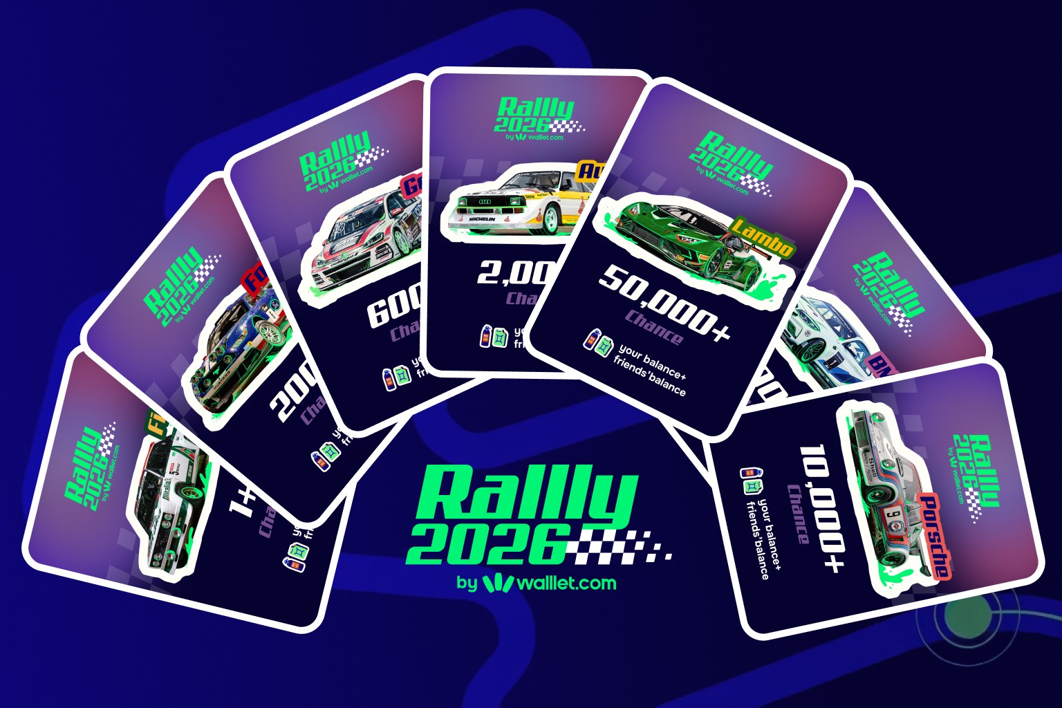 walllet rallly campaign cars