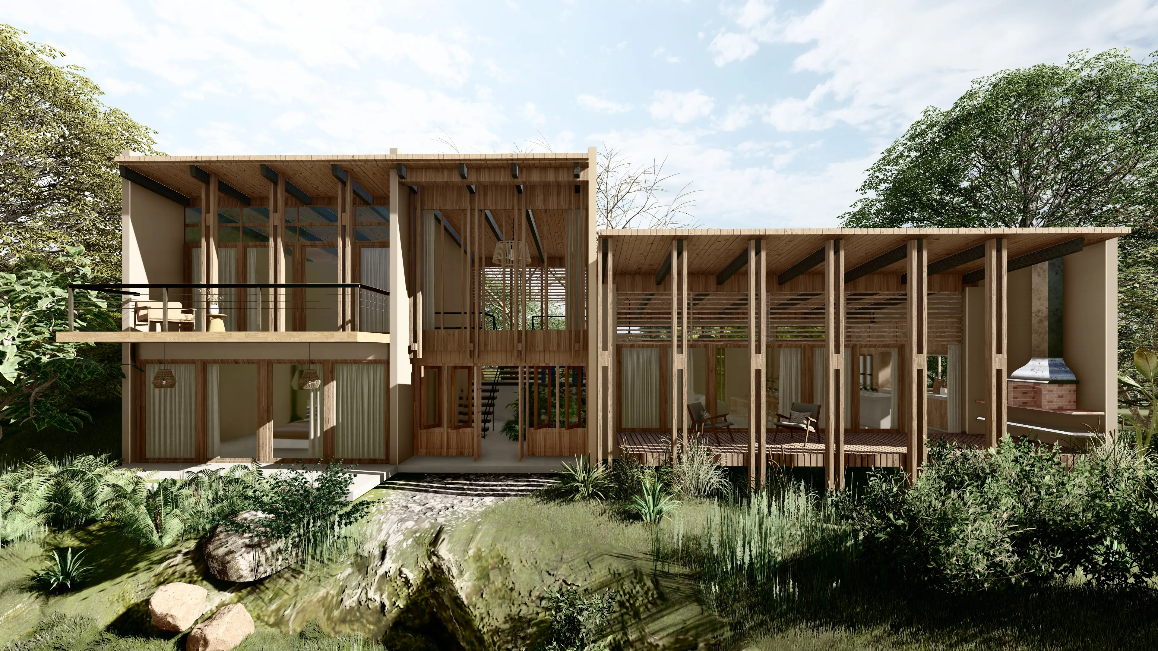 Casa Colina hillside home by Costa Architecture, Nicaragua —exterior facade