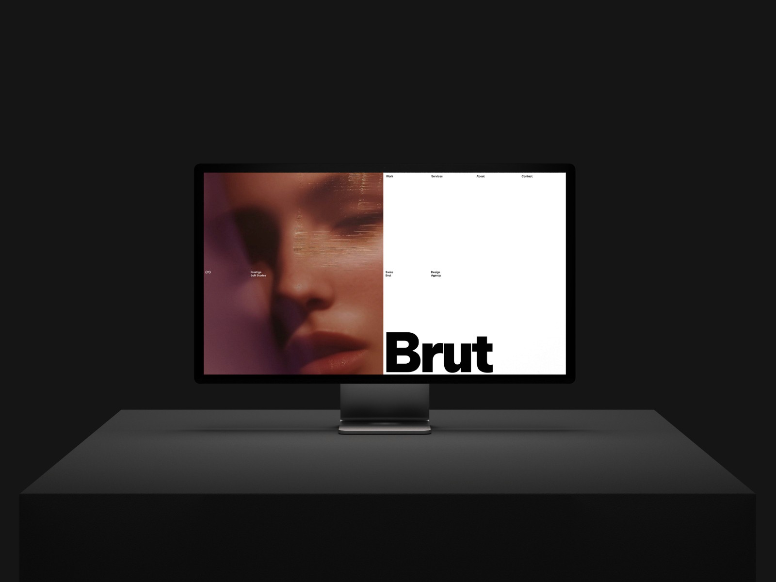 SwissBrut — 极简排版感创意机构官网设计灵感