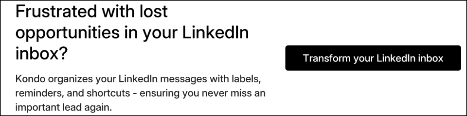 Frustrated with lost opportunities in your LinkedIn inbox?