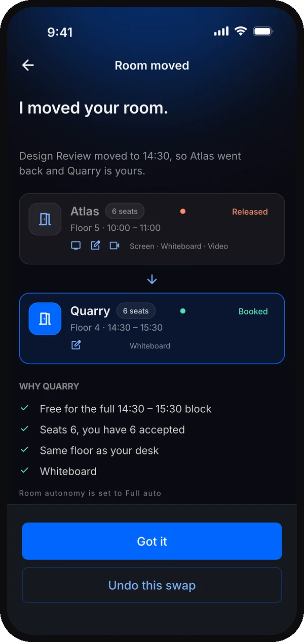 I moved your room: Quarry booked, Atlas released, and why