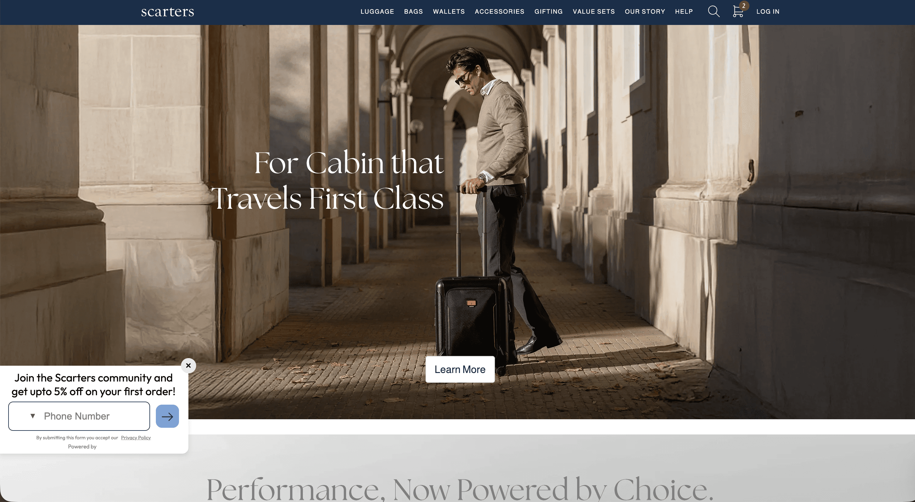 Scarters website