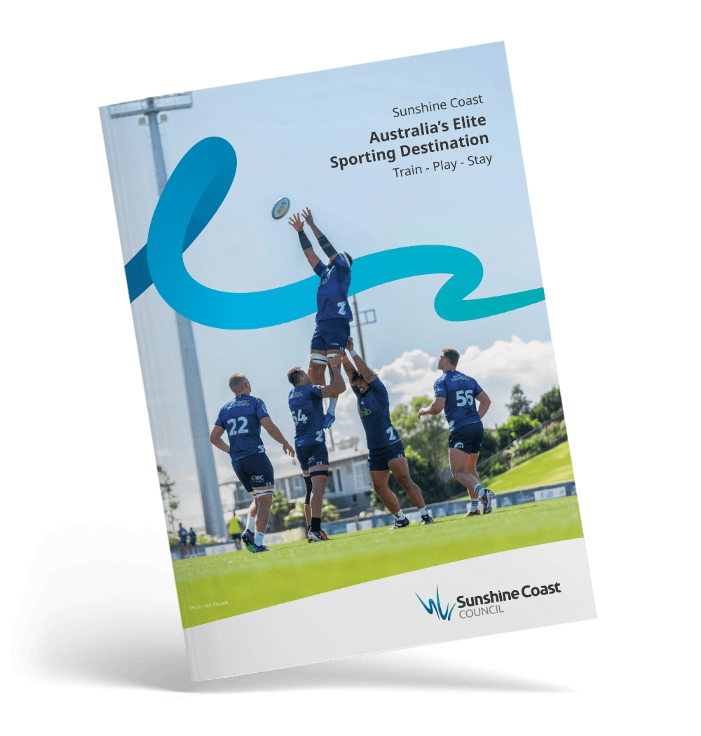 This report, titled Sunshine Coast: Australia’s Elite Sporting Destination – Train, Play, Stay, is a comprehensive 19-page guide detailing the region's world-class athletic facilities, climate data, accommodation options, and transport infrastructure designed to support high-performance sports training and tourism.