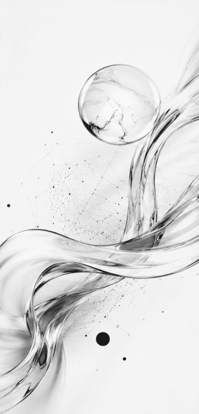 Modern abstract B&W composition