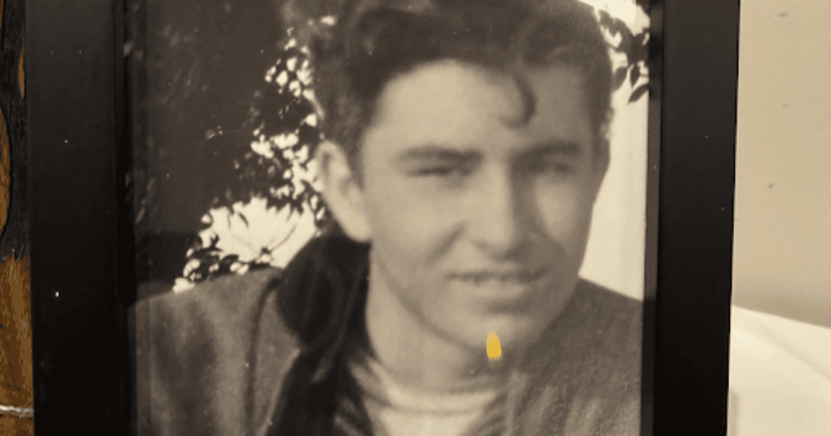 An old photograph of Kevin Klein's Uncle Richie.