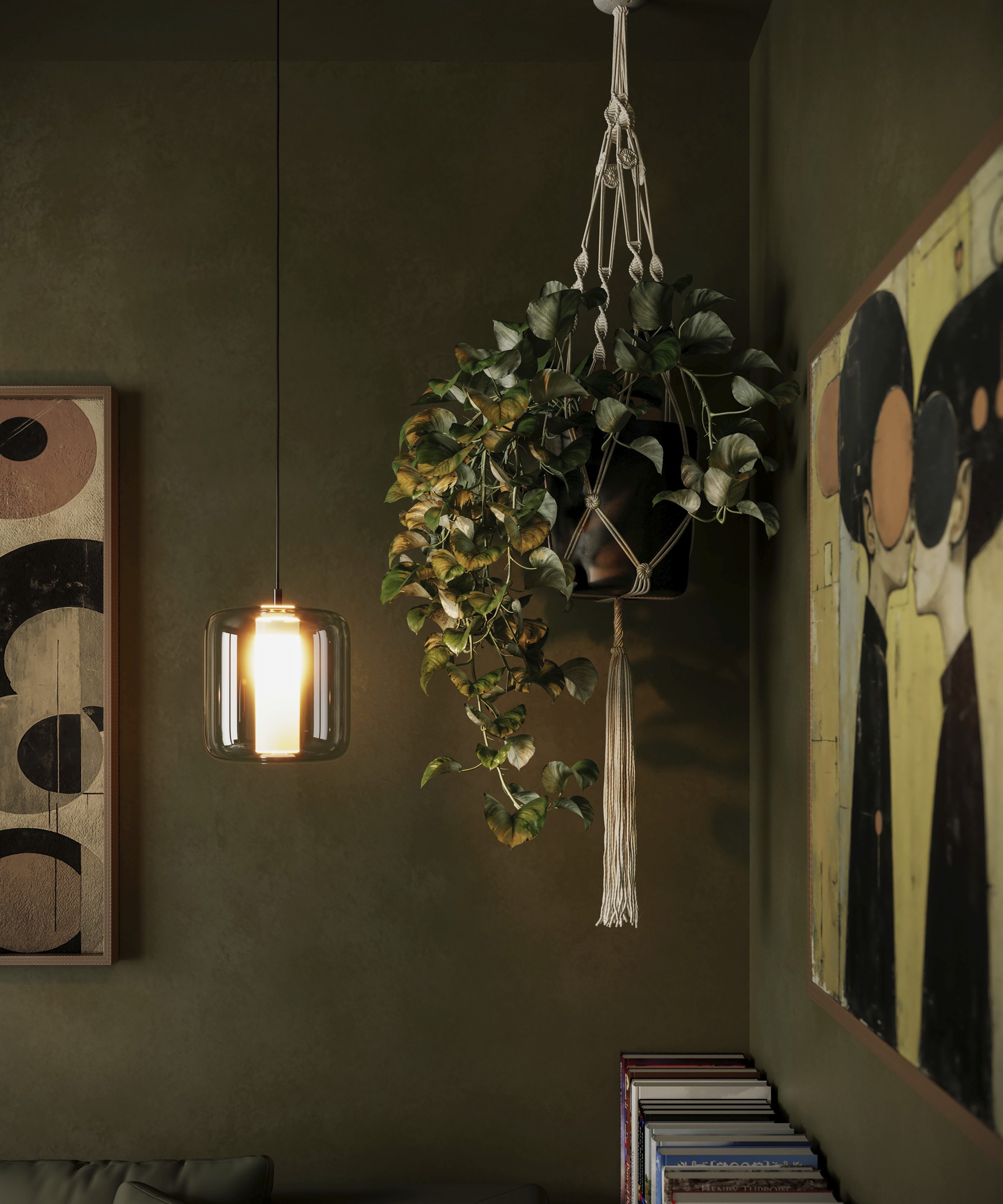 Green Room still CGi created using 3ds max, V-Ray, iToo software forest pack & Adobe Photoshop