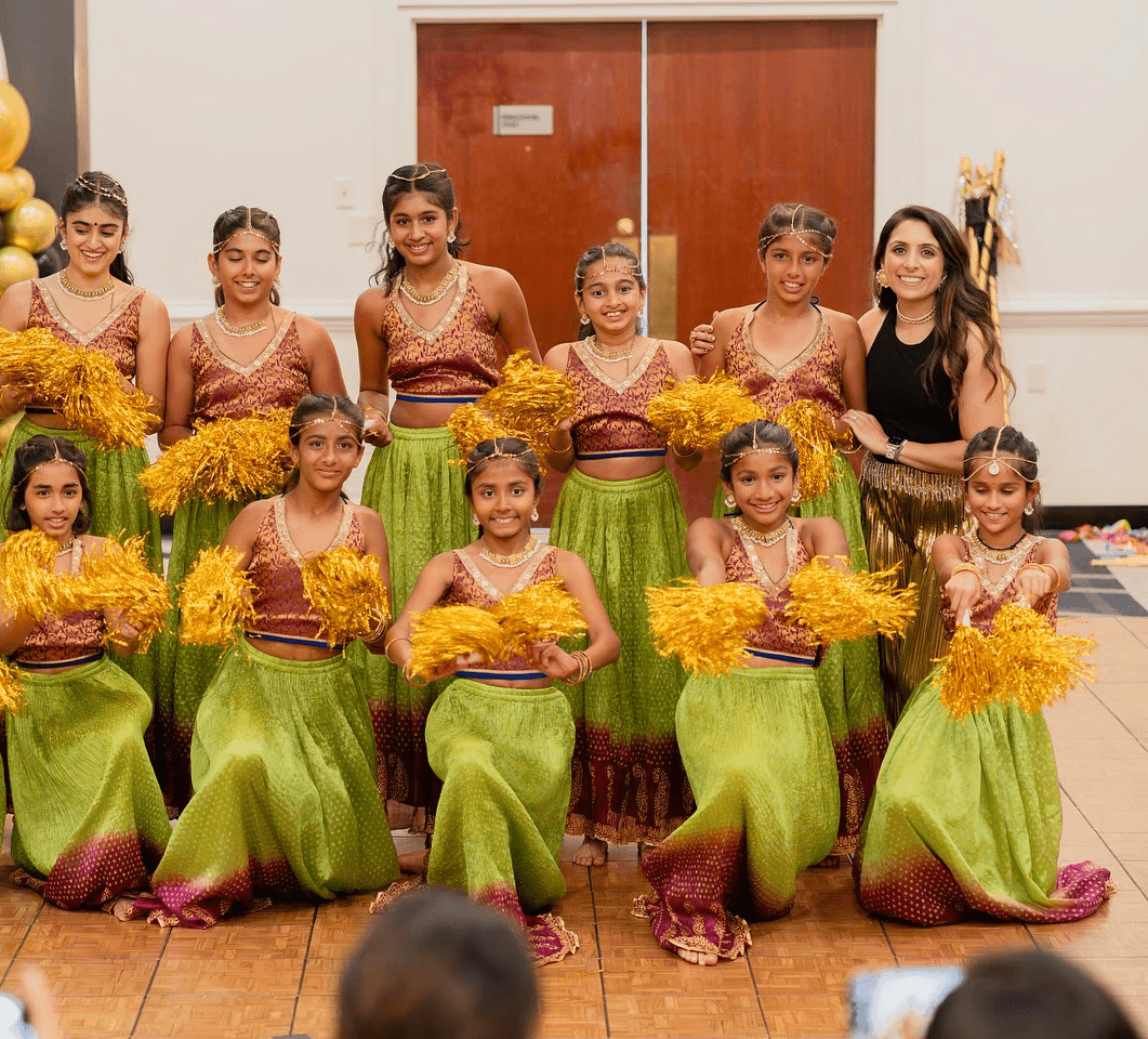 Profile woman in motion