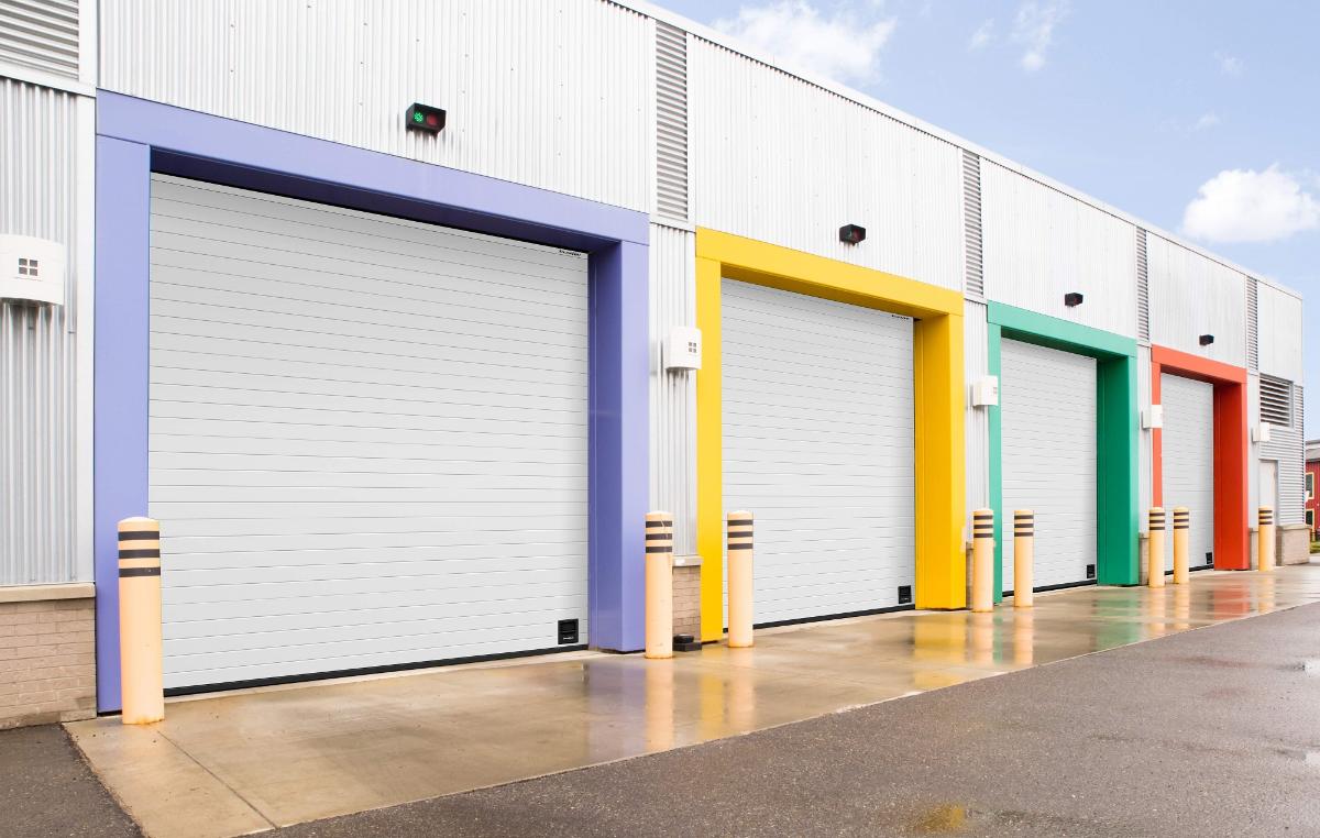 modern house with a big field