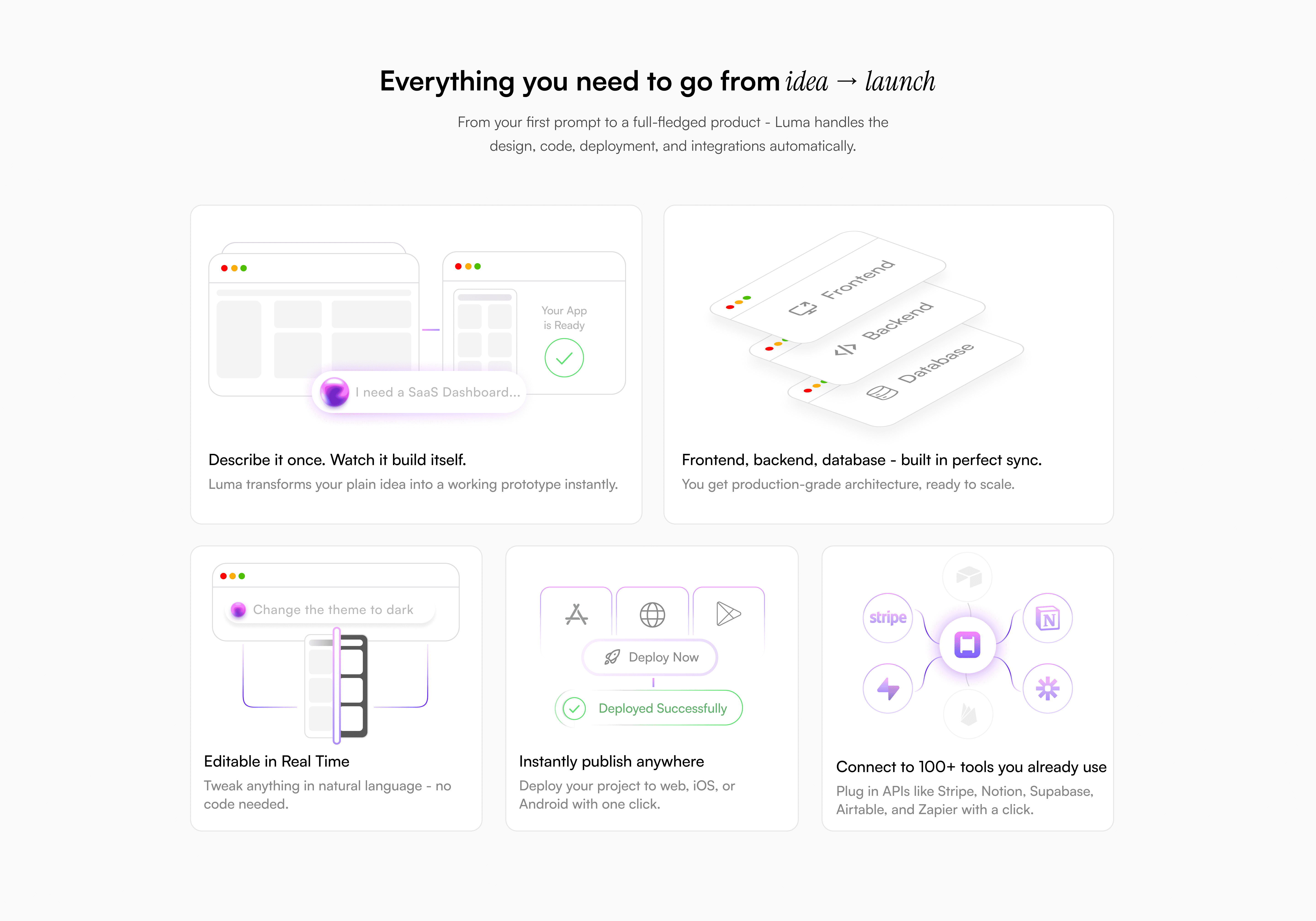 Aether Studio desktop UI