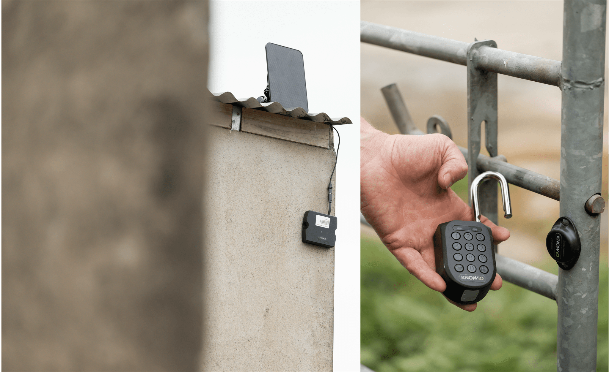 IoT Control for Gates, Padlocks & Monitored CCTV | Knowio