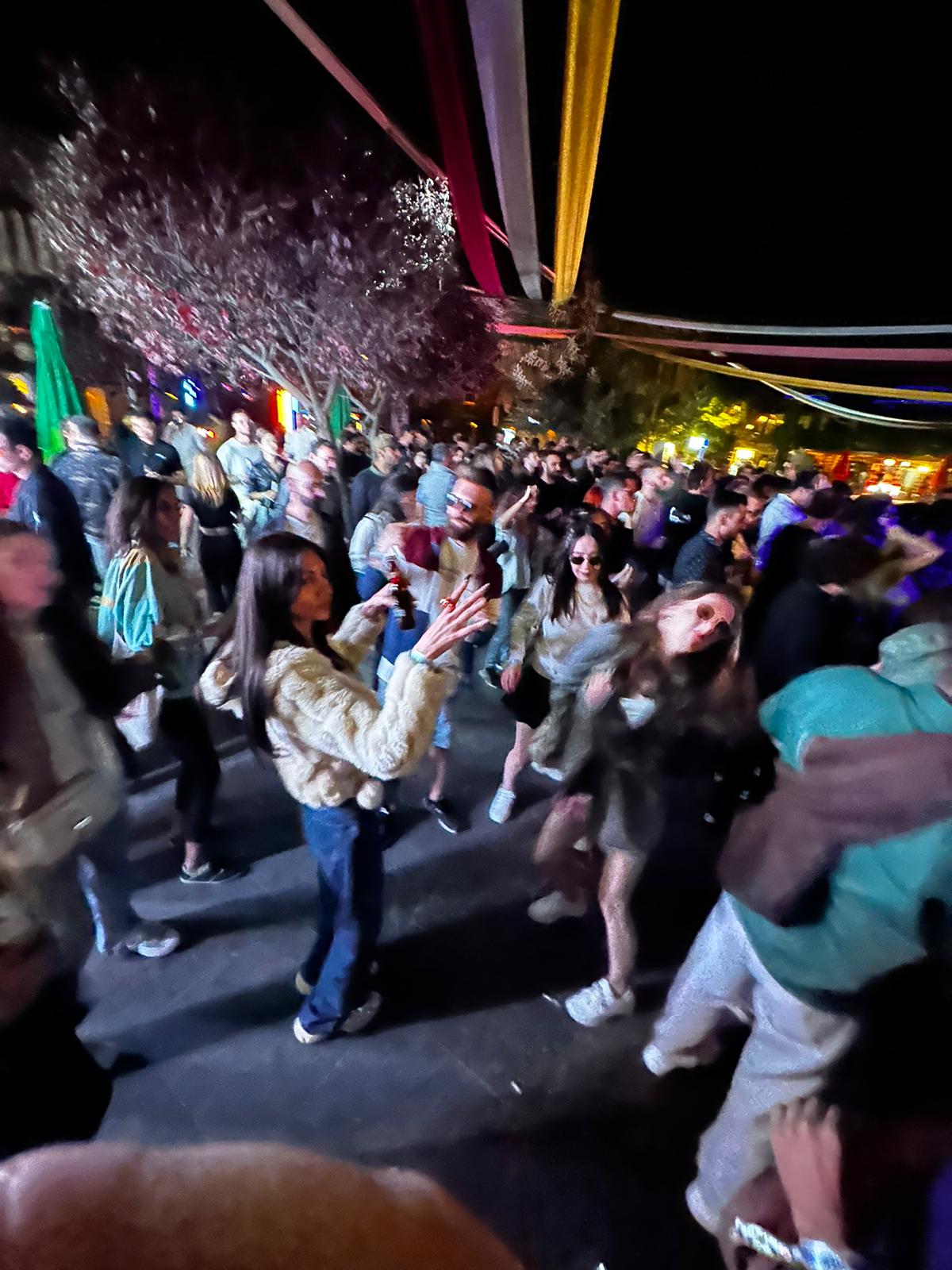 dancing with festival buddies