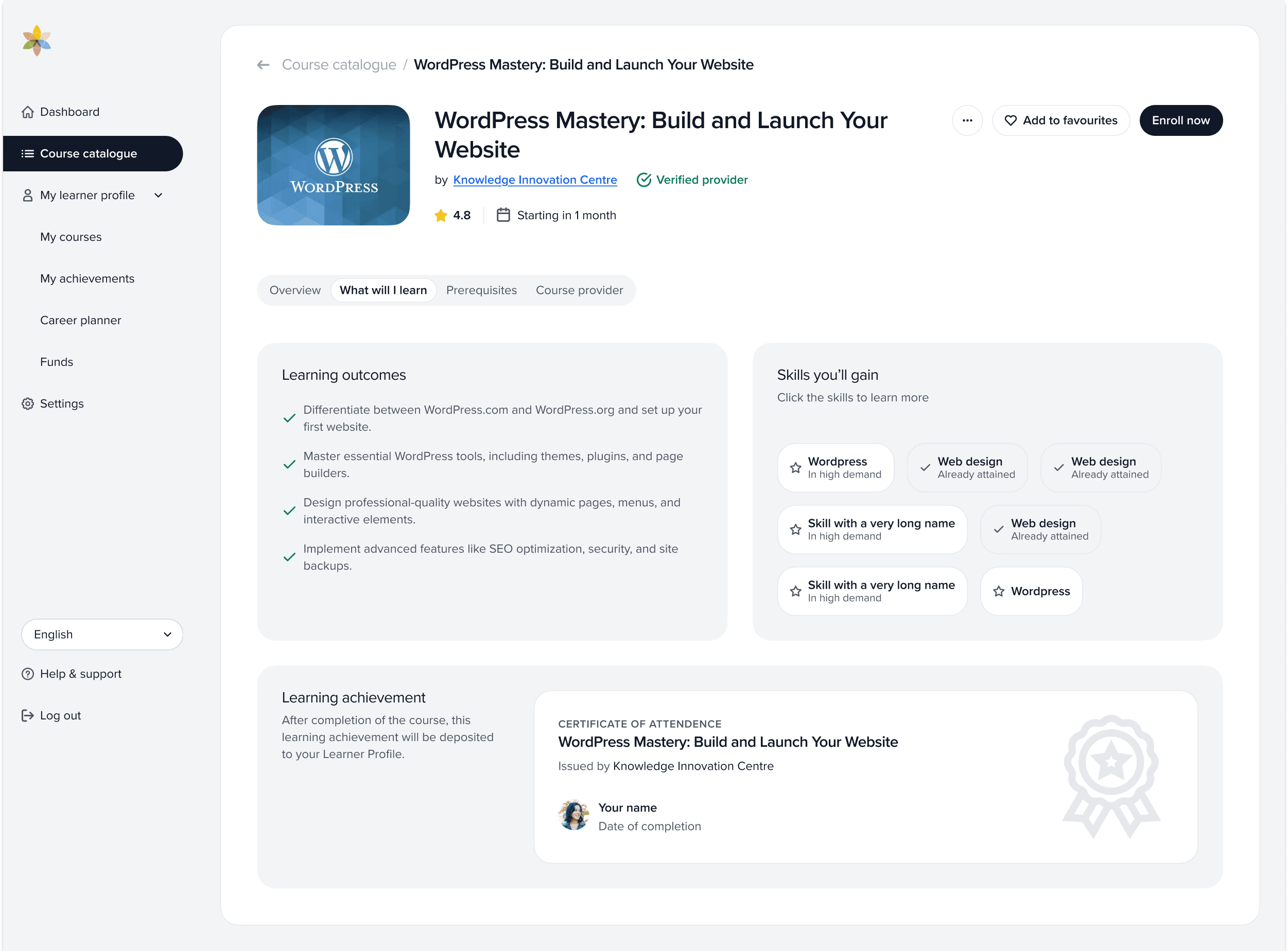 RALExILA single course 2