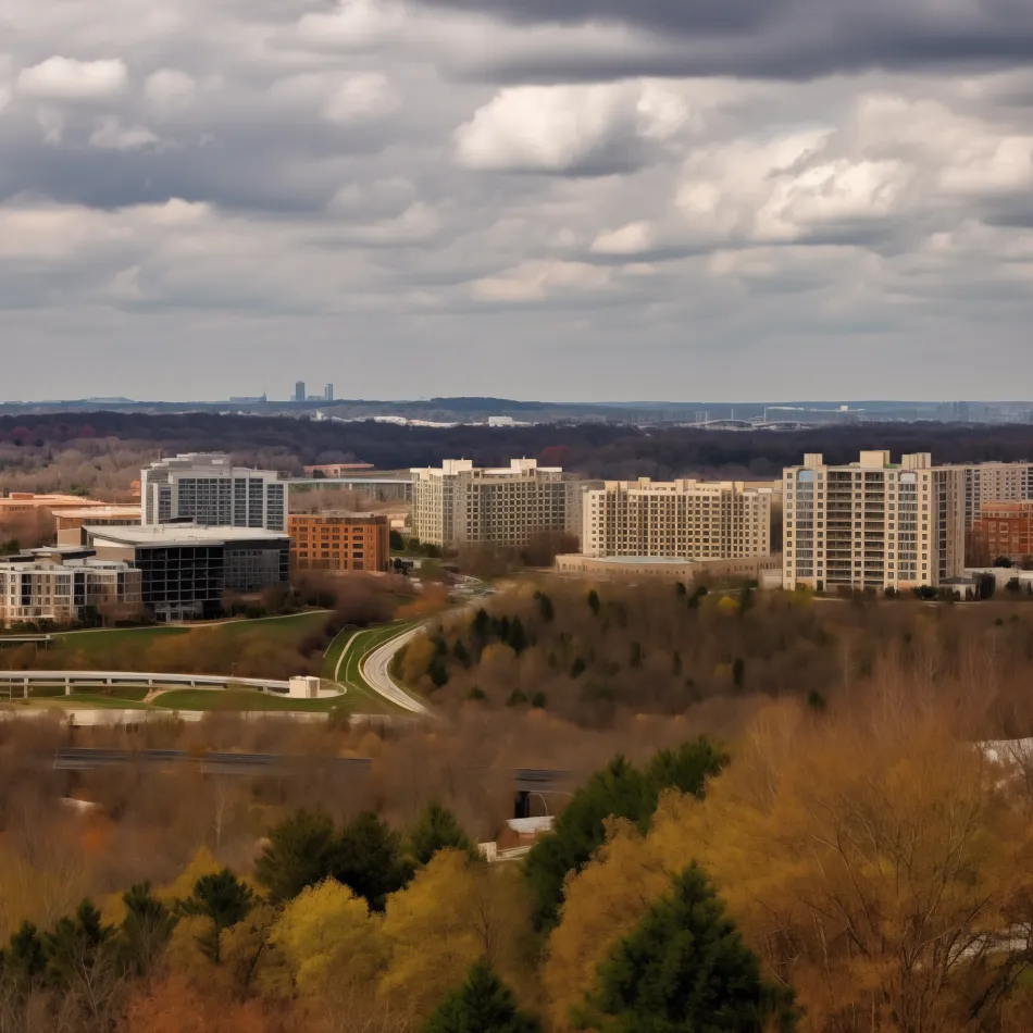 Buildings in Northern Virginia.