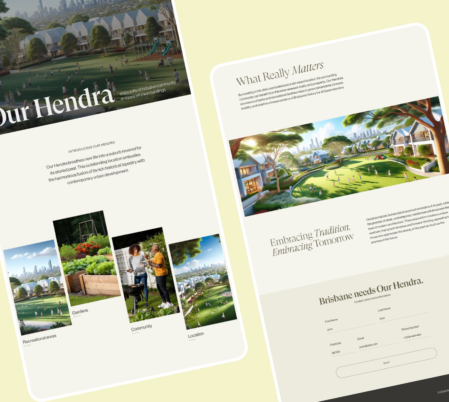 Web Space Landing Page Thinkify