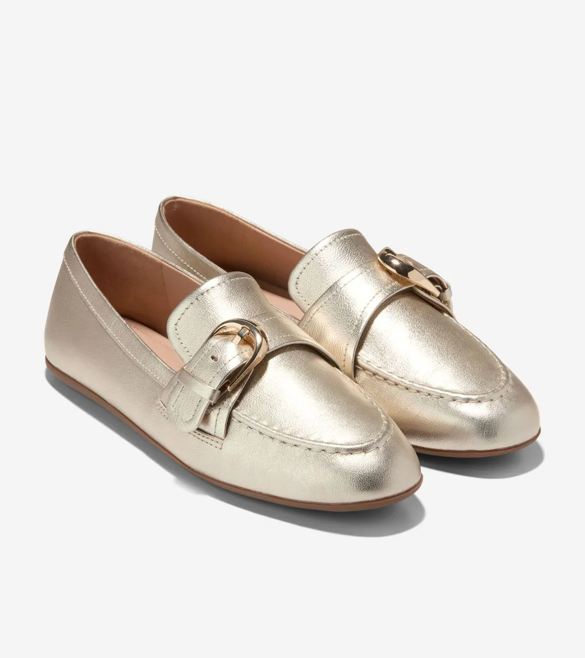 Grand Alette Buckle Soft Gold Tmbl