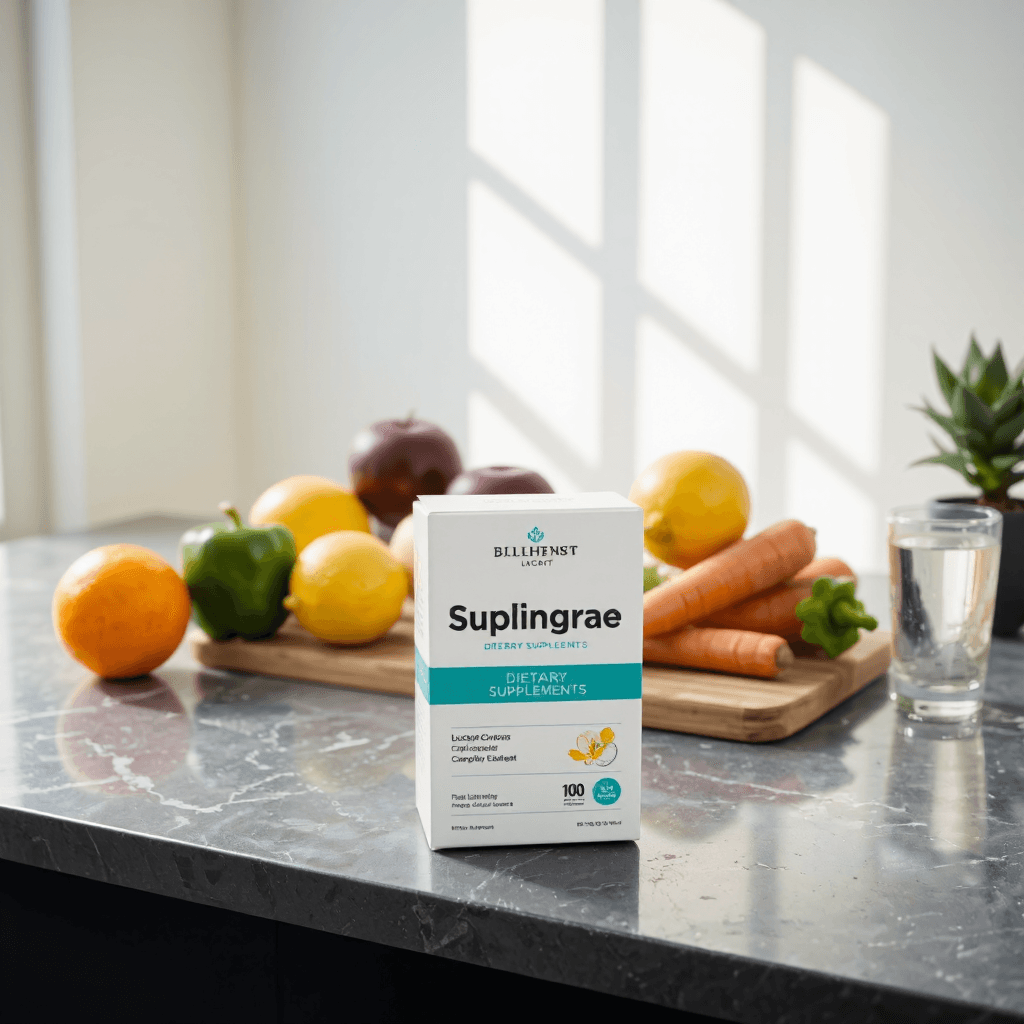 product photography of a box of dietary supplements