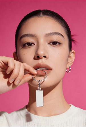 a model showcasing a product