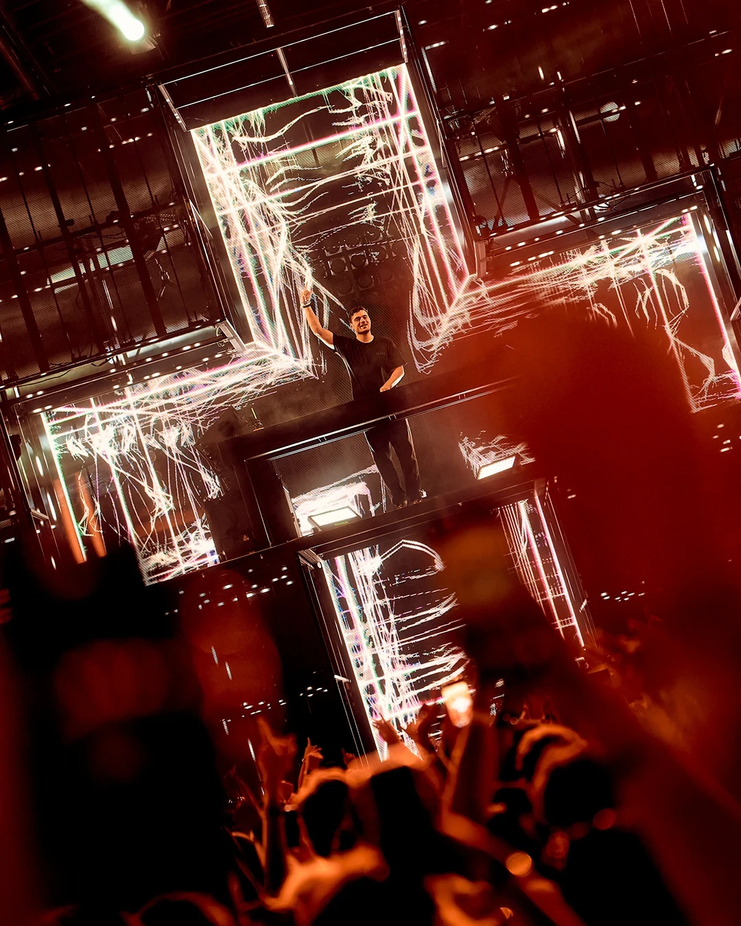 Martin Garrix live at Ushuaïa Ibiza, Spain - 2025. Credits : The Night League