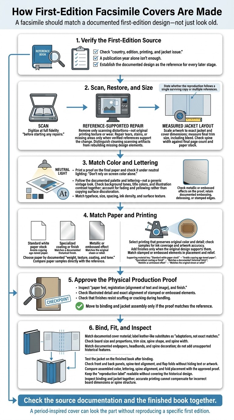 How First-Edition Facsimile Covers Are Made