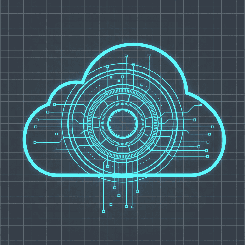 Cloud dashboard schematic for manual control and cloud failover